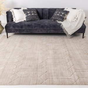 Handgeknüpfter Wollteppich – Oxford Beige