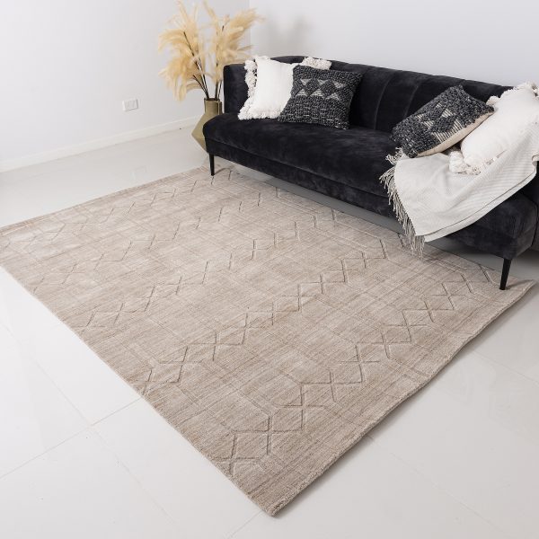 Handgeknüpfter Wollteppich – Oxford Beige - Image 10