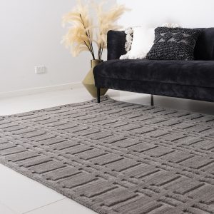 Handgeknüpfter Wollteppich – Radisson Grey