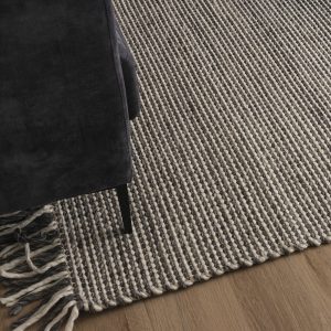Handgewebter Wollmischteppich - Lorne Ivory